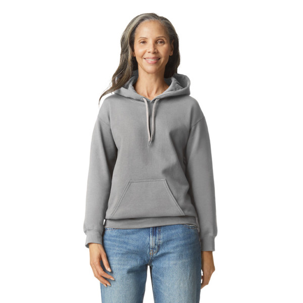 SOFTSTYLE® MIDWEIGHT FLEECE ADULT HOODIE, M