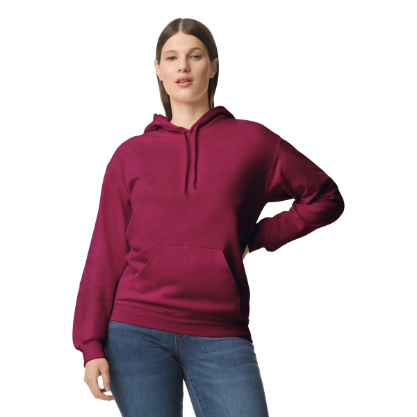 SOFTSTYLE® MIDWEIGHT FLEECE ADULT HOODIE, L