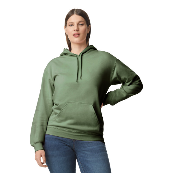 SOFTSTYLE® MIDWEIGHT FLEECE ADULT HOODIE, M