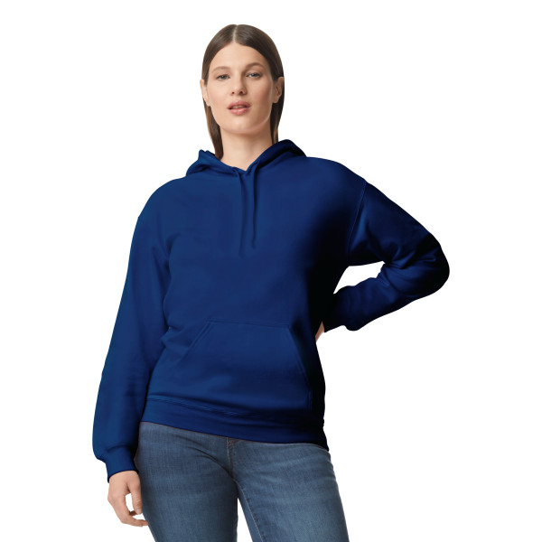 SOFTSTYLE® MIDWEIGHT FLEECE ADULT HOODIE, M