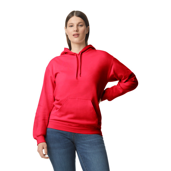 SOFTSTYLE® MIDWEIGHT FLEECE ADULT HOODIE, M