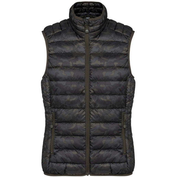 LIGHTWEIGHT SLEEVELESS FAKE DOWN JACKET, M LADIES`