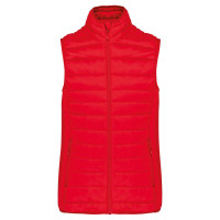 LIGHTWEIGHT SLEEVELESS FAKE DOWN JACKET, L LADIES`