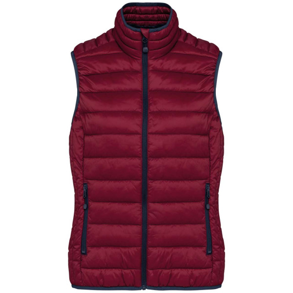 LIGHTWEIGHT SLEEVELESS FAKE DOWN JACKET, M LADIES`