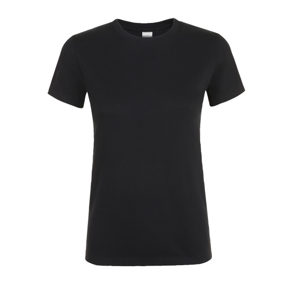 REGENT WOMEN ROUND COLLAR T-SHIRT, M SOL`S