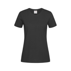 Футболка Stedman Comfort-T Women, бавовна 185 г/м2, чорна (BLO), S Футболка Stedman Comfort-T Women, бавовна 185 г/м2, чорна (BLO), S