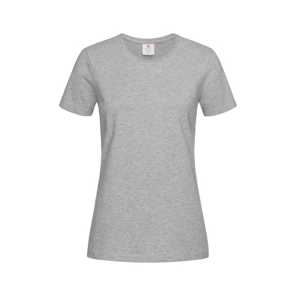 Футболка Stedman Comfort-T Women, бавовна 185 г/м2, сіра меланж (GYH), S Футболка Stedman Comfort-T Women, бавовна 185 г/м2, сіра меланж (GYH), S
