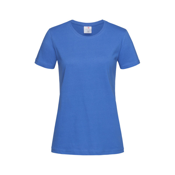 Футболка Stedman Classic Women бавовна 155 г/м2, синя (BRR), XS