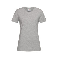 Футболка Stedman Classic Women бавовна 155 г/м2, сіра меланж (GYH), XS Футболка Stedman Classic Women бавовна 155 г/м2, сіра меланж (GYH), XS