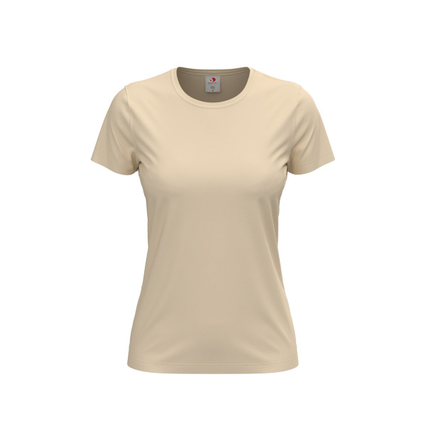Футболка Stedman Classic Women бавовна 155 г/м2, бежева (NAT), XS