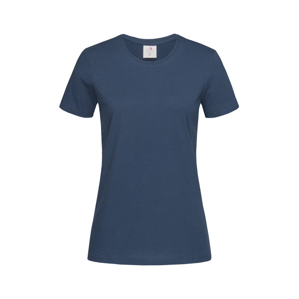 Футболка Stedman Classic Women бавовна 155 г/м2, темно-синя (NAV), XS
