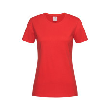 Футболка Stedman Classic Women бавовна 155 г/м2, червона (SRE), XS Футболка Stedman Classic Women бавовна 155 г/м2, червона (SRE), XS