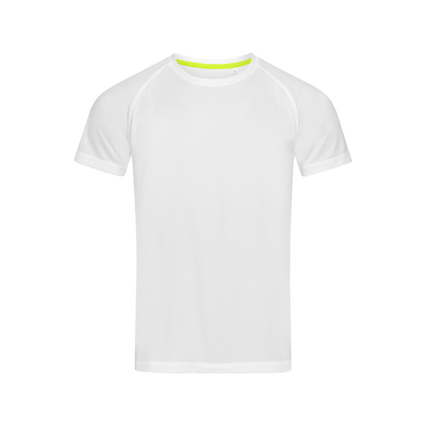 Футболка чоловіча Active Raglan, бавовна 140 г/м2, біла (WHI), S Футболка чоловіча Active Raglan, бавовна 140 г/м2, біла (WHI), S
