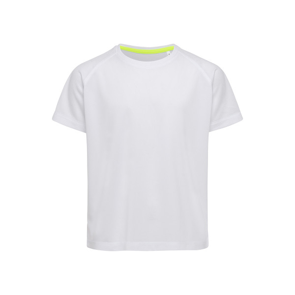 Футболка спортивна дитяча Active Raglan, 140 г/м2, біла (WHI), S Футболка спортивна дитяча Active Raglan, 140 г/м2, біла (WHI), S