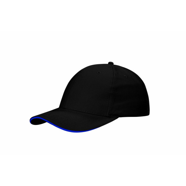 Brushed Cotton Cap with Trim