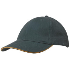 Brushed Cotton Cap with Trim