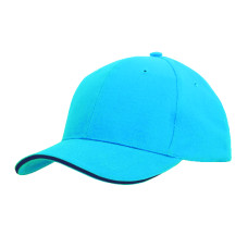 Brushed Cotton Cap with Trim