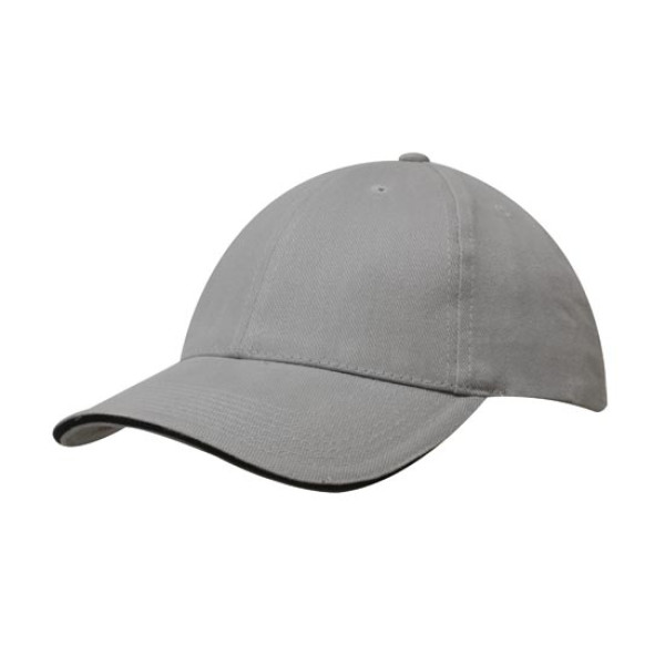 Brushed Cotton Cap with Trim