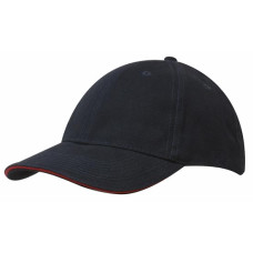 Brushed Cotton Cap with Trim