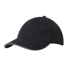 Brushed Cotton Cap with Trim