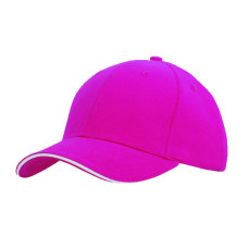 Brushed Cotton Cap with Trim