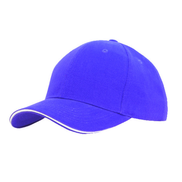 Brushed Cotton Cap with Trim