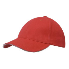 Brushed Cotton Cap with Trim