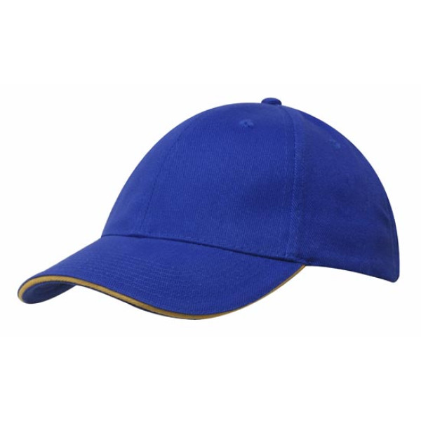 Brushed Cotton Cap with Trim