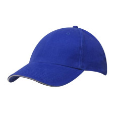 Brushed Cotton Cap with Trim