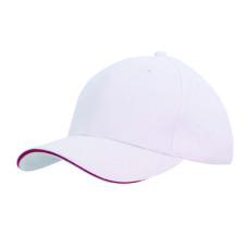 Brushed Cotton Cap with Trim