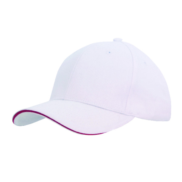 Brushed Cotton Cap with Trim