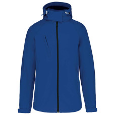 LADIES` DETACHABLE HOODED SOFTSHELL JACKET, S