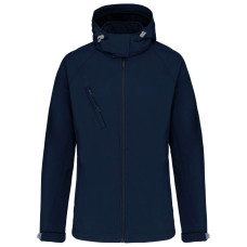 LADIES` DETACHABLE HOODED SOFTSHELL JACKET, S