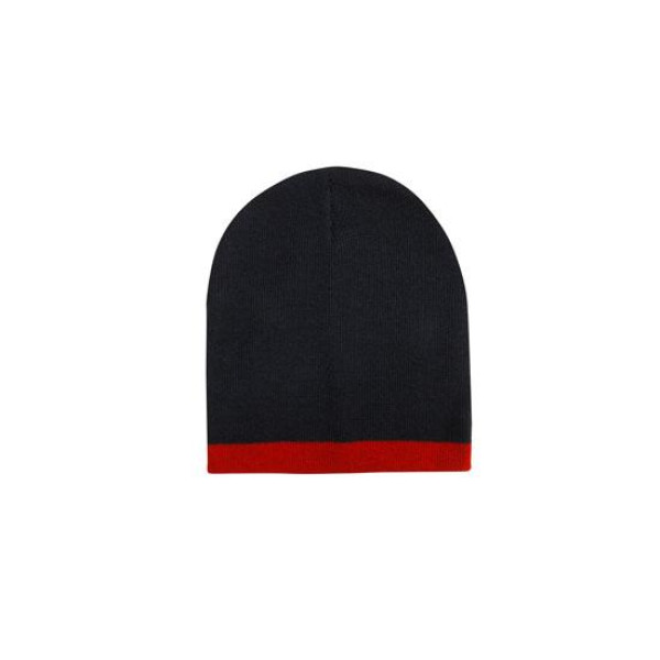 ROLL DOWN TWO TONE ACRYLIC BEANIE