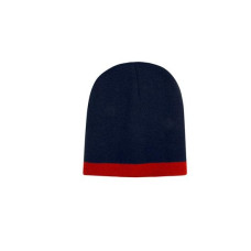 ROLL DOWN TWO TONE ACRYLIC BEANIE