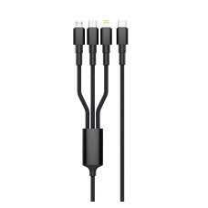 Зарядний кабель Solin Type-C 3в1 60W
