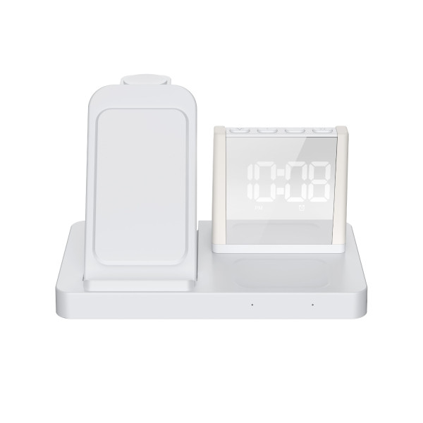 Бездротовий зарядний пристрій з годинником Time Dock, TM TEG